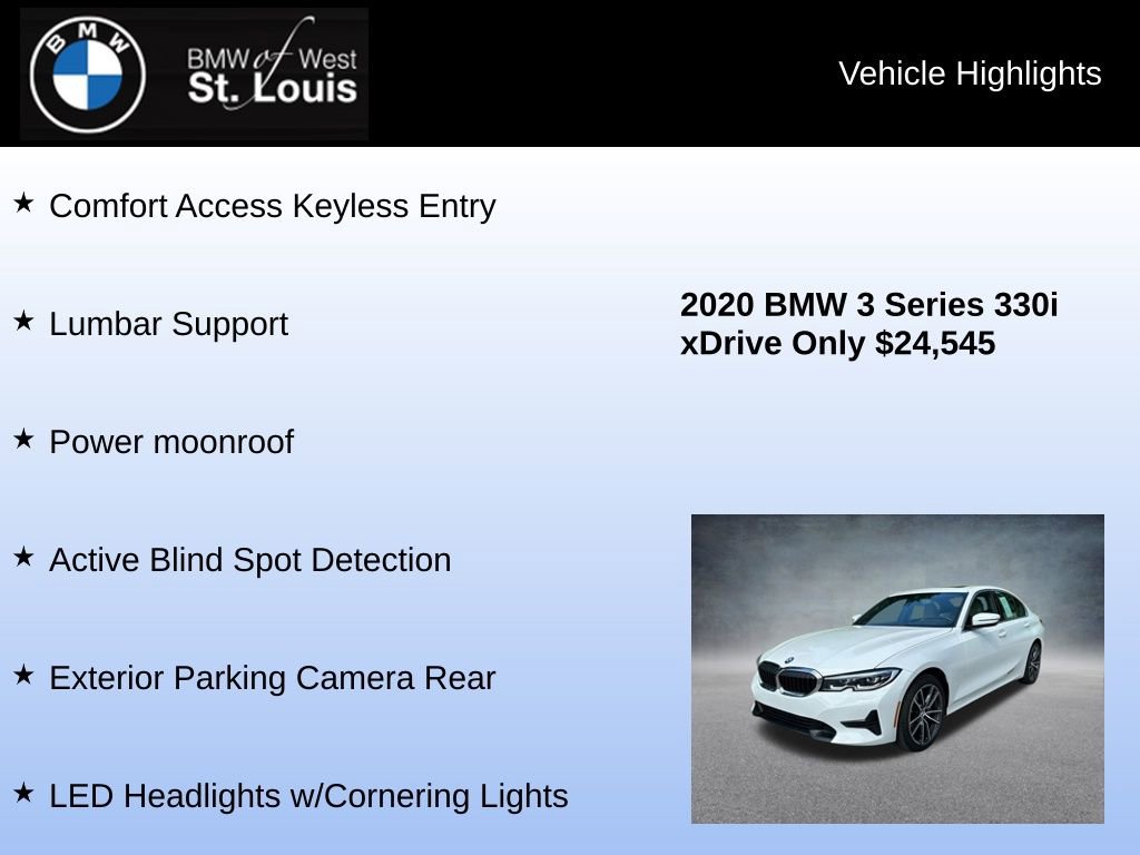 Used 2020 BMW 330i xDrive Sedan w/ Convenience Package AWD/4WD image 16