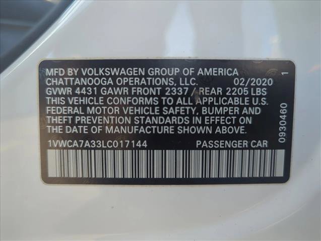 Used 2020 Volkswagen Passat 2.0T SEL image 24