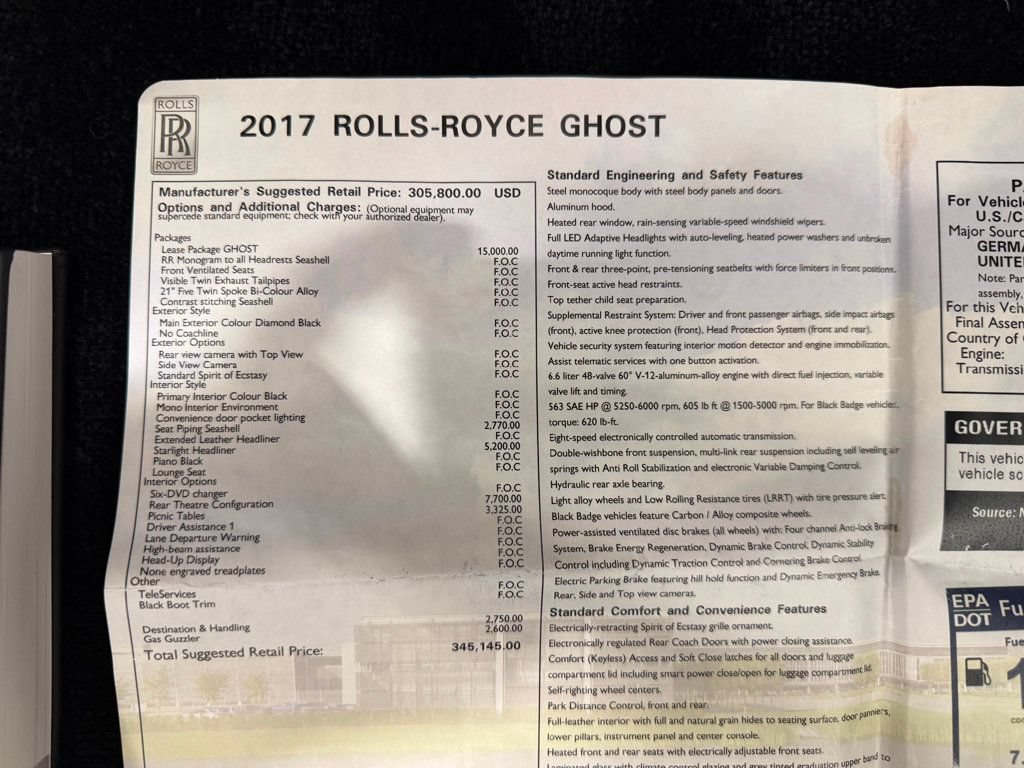 Used 2017 Rolls-Royce Ghost RWD image 19