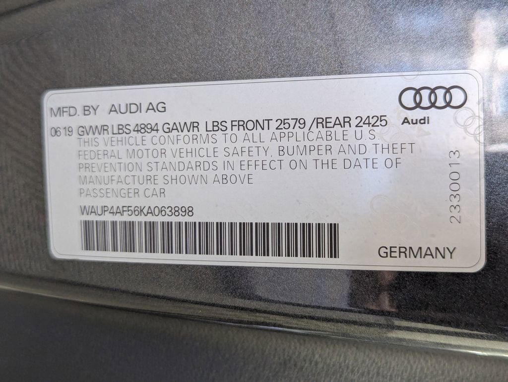 Used 2019 Audi S5 Premium Plus w/ Premium Plus AWD/4WD image 60