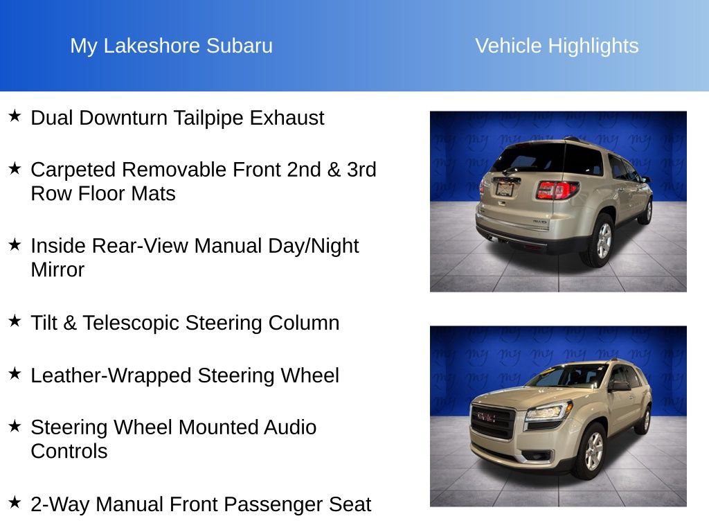 Used 2014 GMC Acadia SLE AWD/4WD image 13
