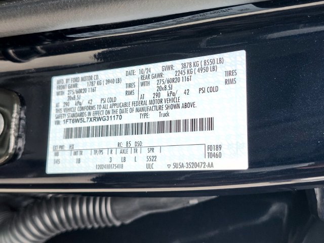 Certified 2024 Ford F150 Lightning Lariat AWD/4WD image 33