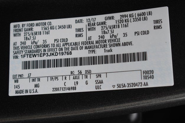 Used 2018 Ford F150 XLT w/ Equipment Group 302A Luxury AWD/4WD image 33