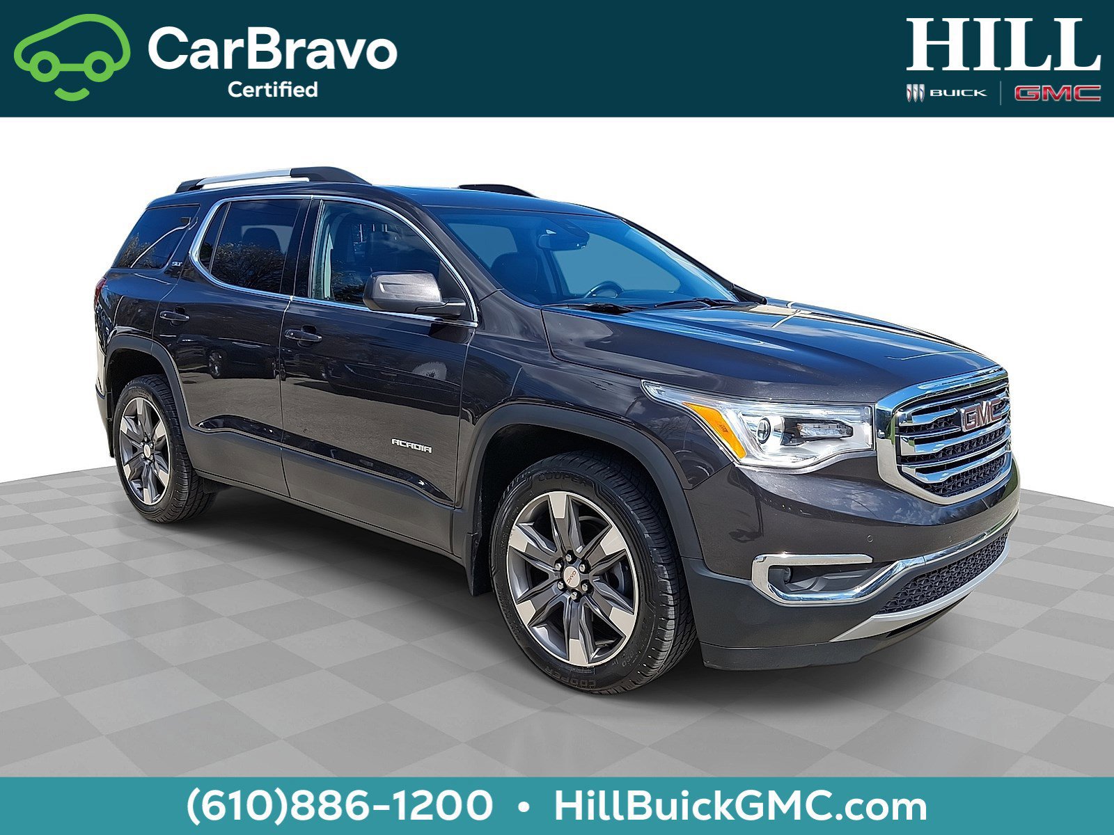 Certified 2019 GMC Acadia SLT w/ LPO, Floor Liner Package image 1