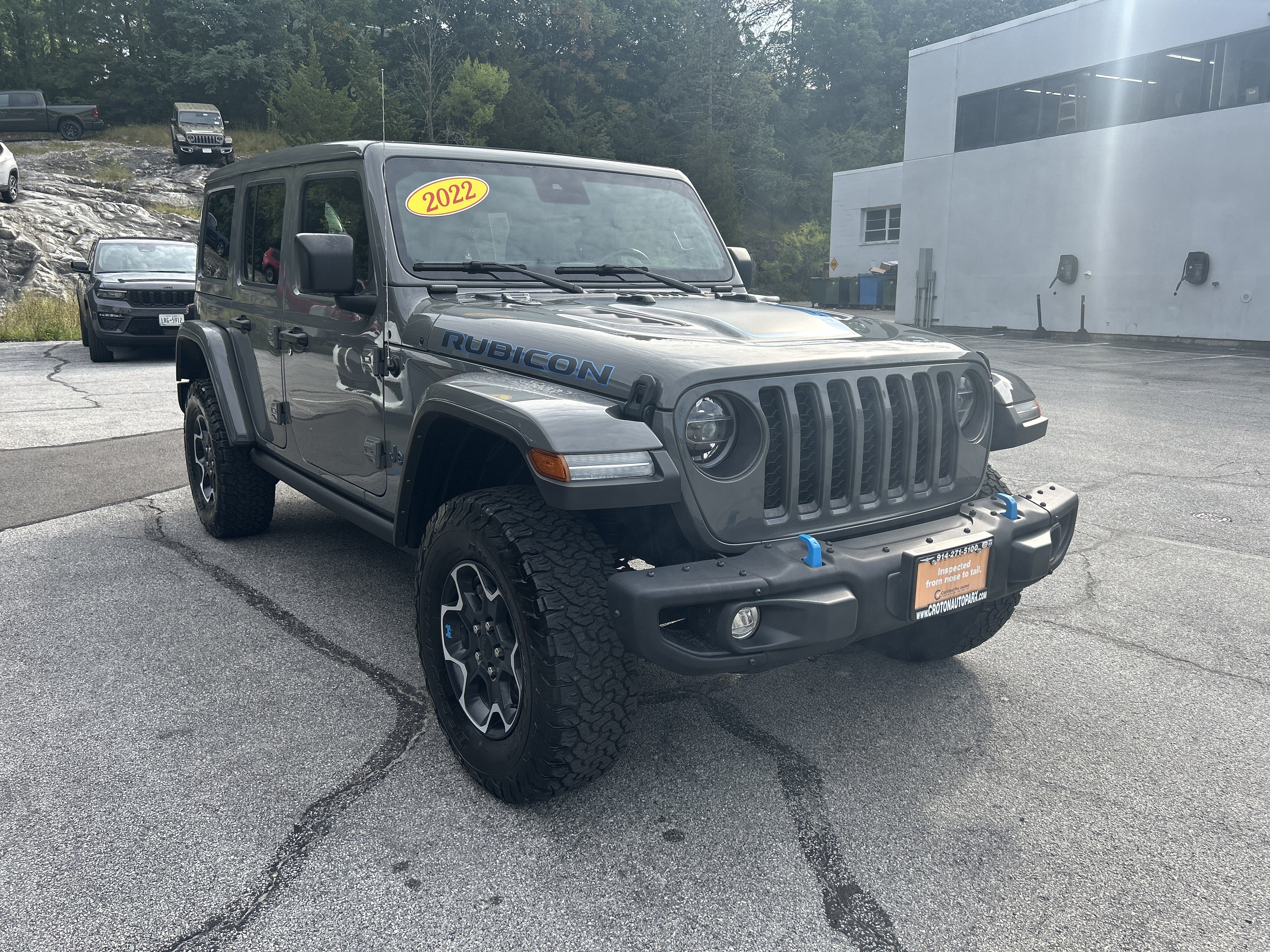 Certified 2022 Jeep Wrangler Unlimited Rubicon 4xe w/ Steel Bumper Group AWD/4WD image 4