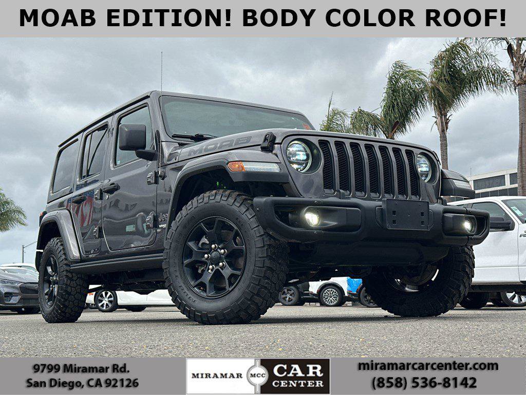 Used 2018 Jeep Wrangler Moab w/ Quick Order Package 24M Moab