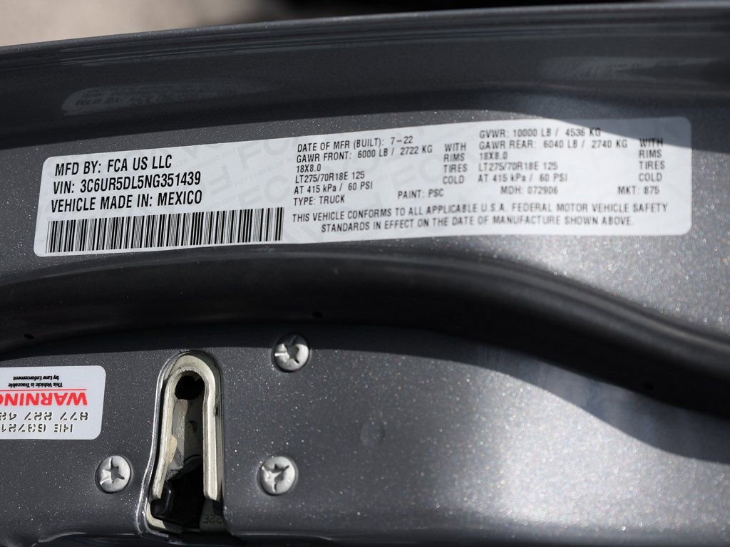 Used 2022 RAM 2500 Big Horn w/ Level A Equipment Group image 44