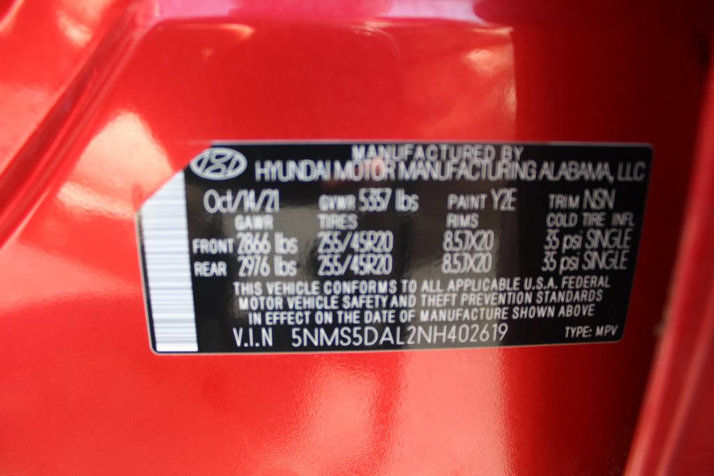 Used 2022 Hyundai Santa Fe Calligraphy AWD/4WD image 37