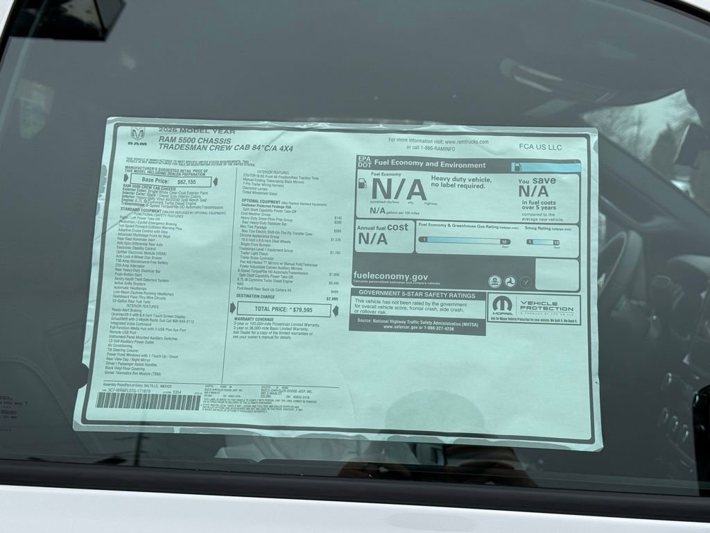 New 2026 RAM 5500 Tradesman w/ Chrome Appearance Group image 12