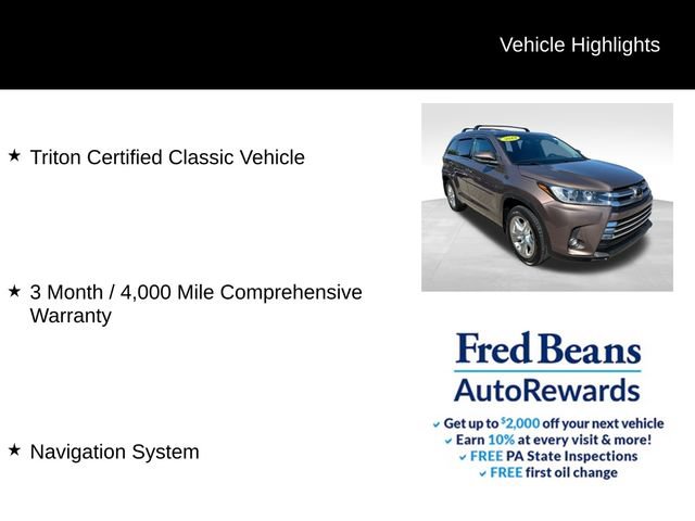 Used 2019 Toyota Highlander Limited AWD/4WD image 5