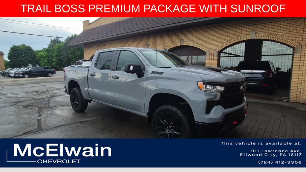 Used 2024 Chevrolet Silverado 1500 LT Trail Boss w/ LT Trail Boss Premium Package AWD/4WD video 3