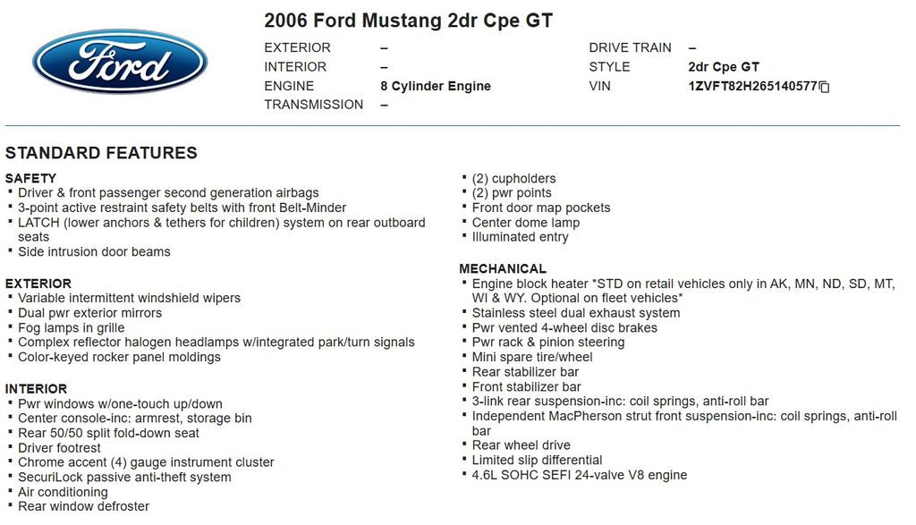 Used 2006 Ford Mustang GT Premium RWD image 29