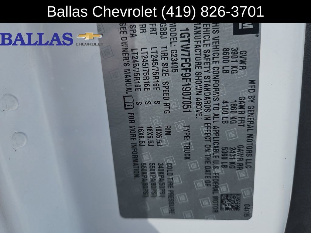Used 2015 GMC Savana 2500 RWD image 31
