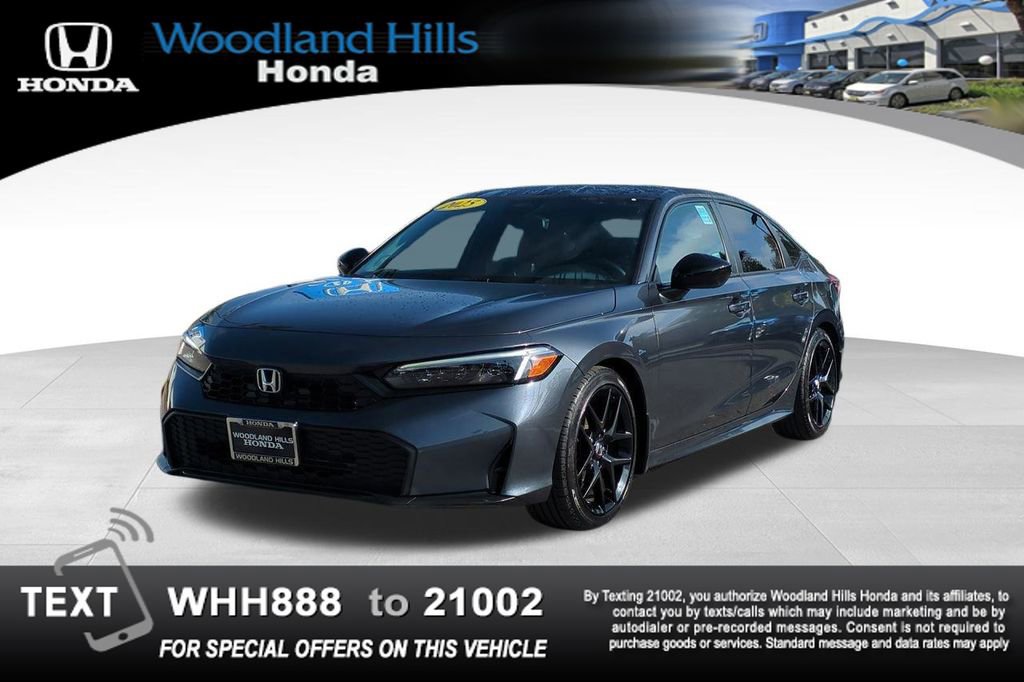 Certified 2025 Honda Civic Sport