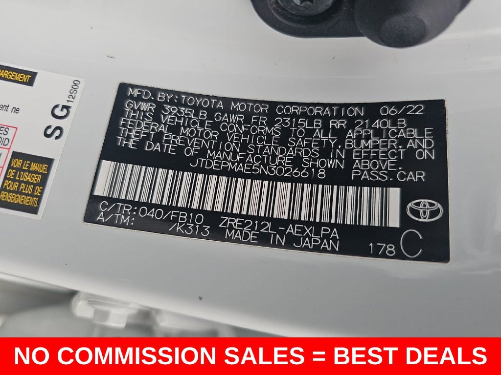Used 2022 Toyota Corolla LE w/ Carpet Mat Package (TMS) FWD image 40