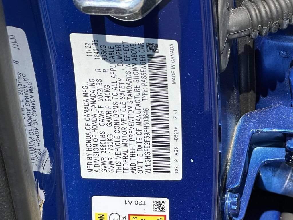 Certified 2023 Honda Civic Sport image 15