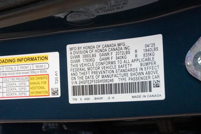 Used 2025 Honda Civic Sport image 29