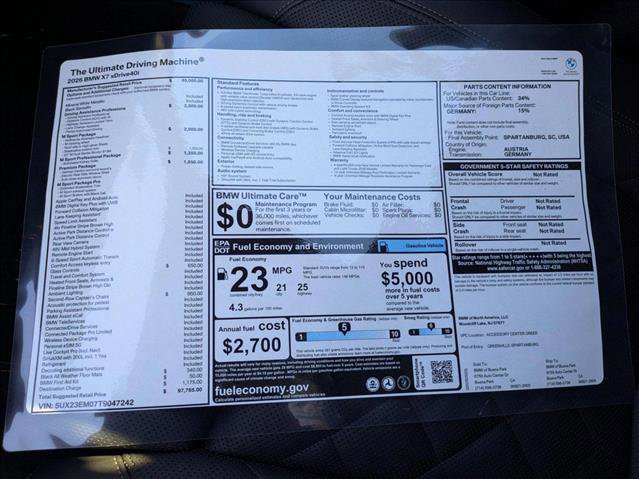 Used 2026 BMW X7 xDrive40i w/ M Sport Package image 18