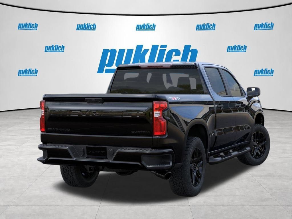 New 2026 Chevrolet Silverado 1500 Custom w/ Turbomax Blackout Package AWD/4WD image 4