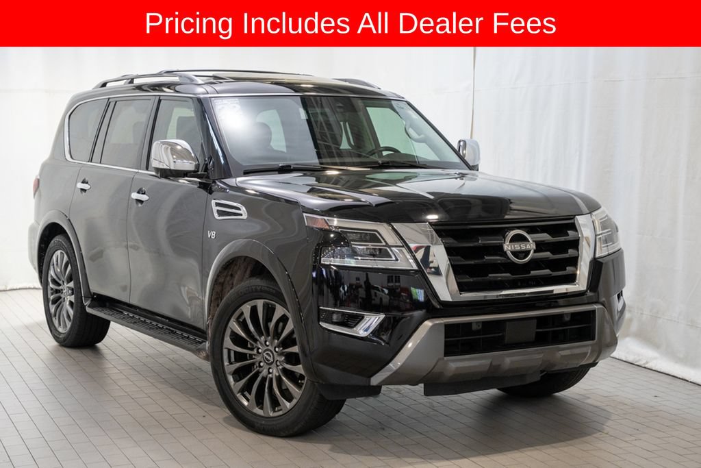 Used 2022 Nissan Armada Platinum w/ Captain's Chairs Package AWD/4WD image 1