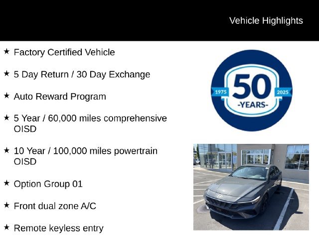 Certified 2026 Hyundai Elantra SEL Sport Premium FWD image 5