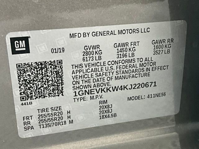 Used 2019 Chevrolet Traverse Premier w/ LPO, Cargo Package AWD/4WD image 33