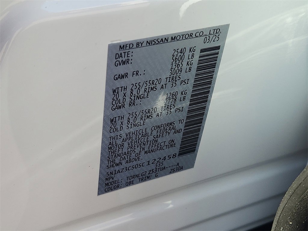 New 2025 Nissan Murano SL image 10