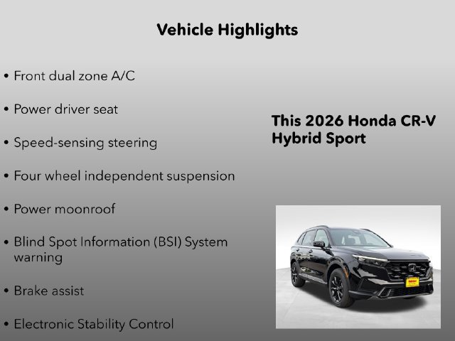 New 2026 Honda CR-V Sport image 31