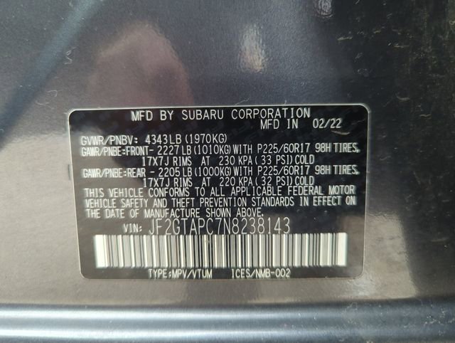 Used 2022 Subaru Crosstrek 2.0i Premium image 33