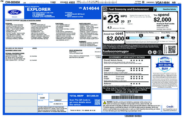 New 2027 Ford Explorer ST-Line AWD/4WD image 19