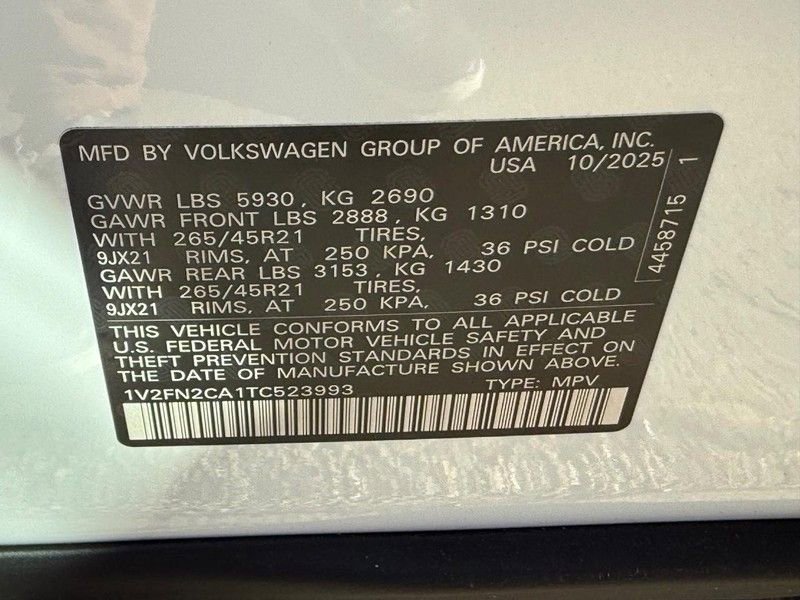 New 2026 Volkswagen Atlas SEL Premium R-Line image 18