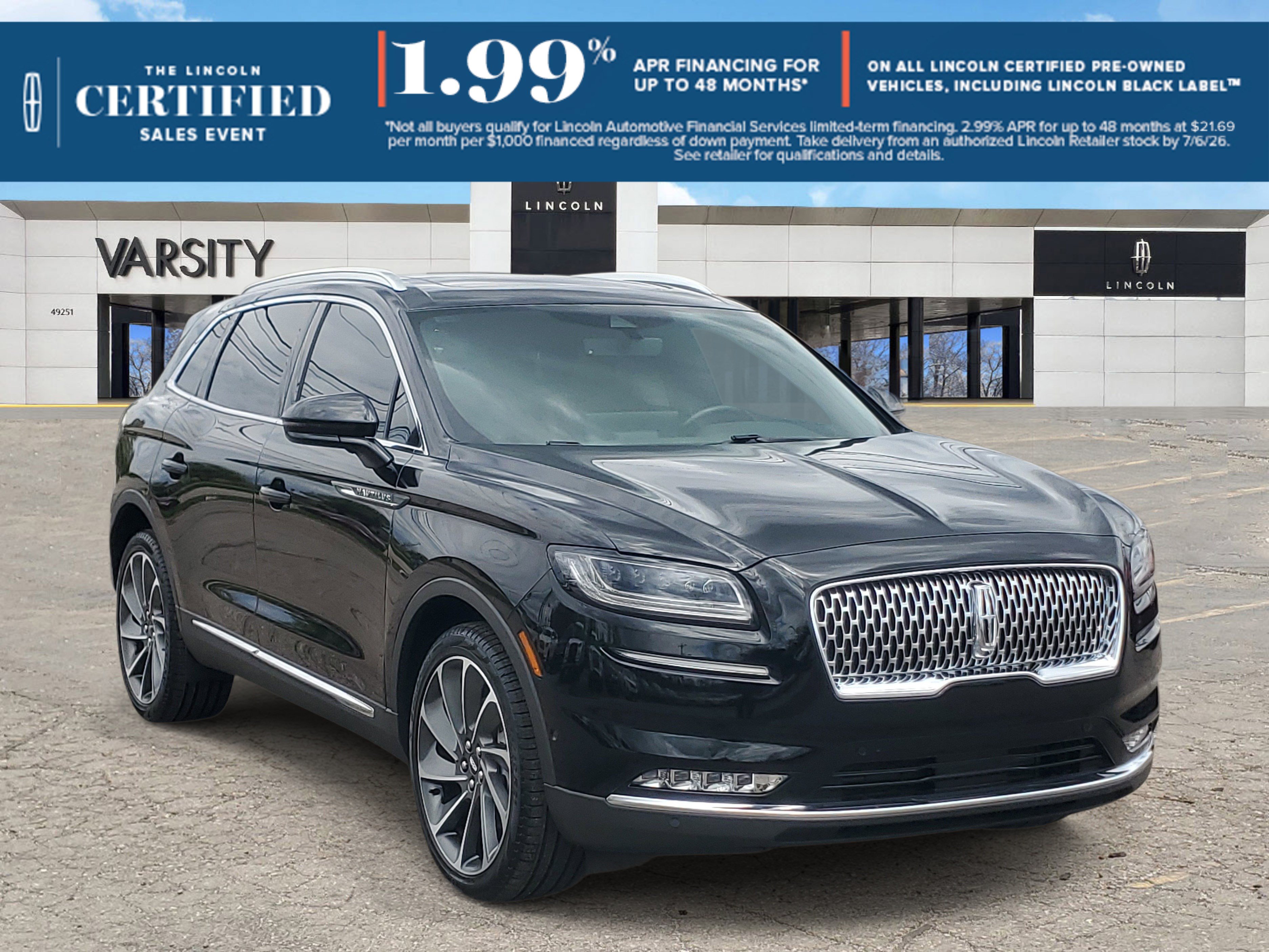 Certified 2023 Lincoln Nautilus Reserve w/ Equipment Group 202A