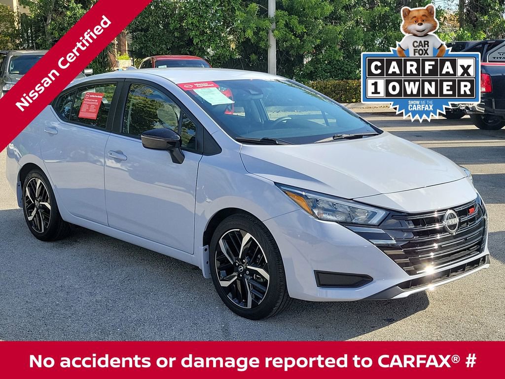 Certified 2025 Nissan Versa SR w/ Trunk Package image 1