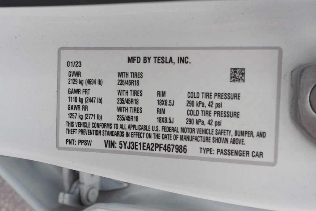 Used 2023 Tesla Model 3 Standard Range image 26