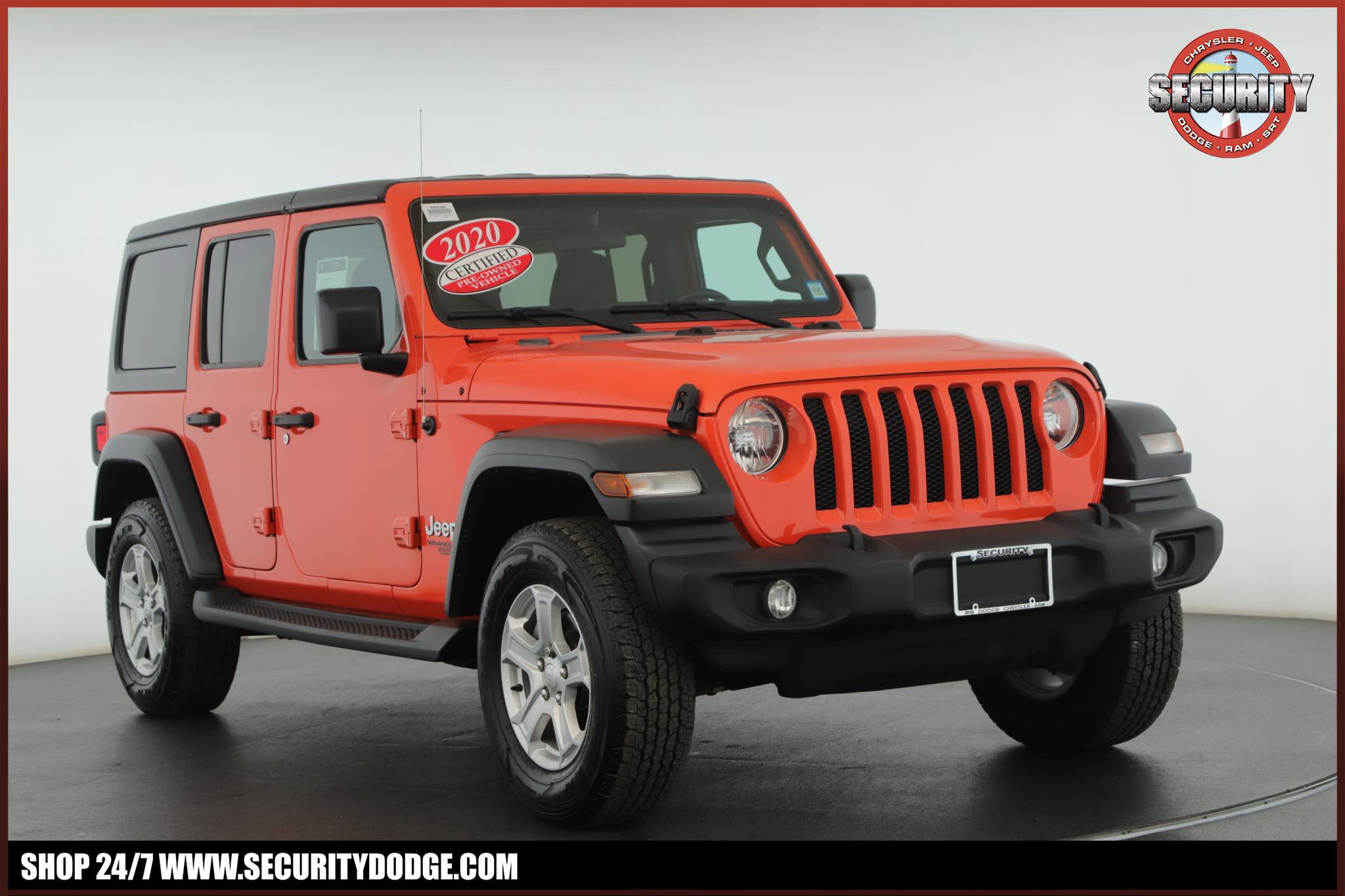 Used 2020 Jeep Wrangler Unlimited Sport S