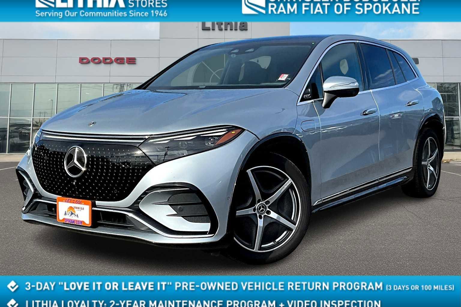 Used 2023 Mercedes-Benz EQS 450+ 4MATIC SUV w/ AMG Line Exterior Package