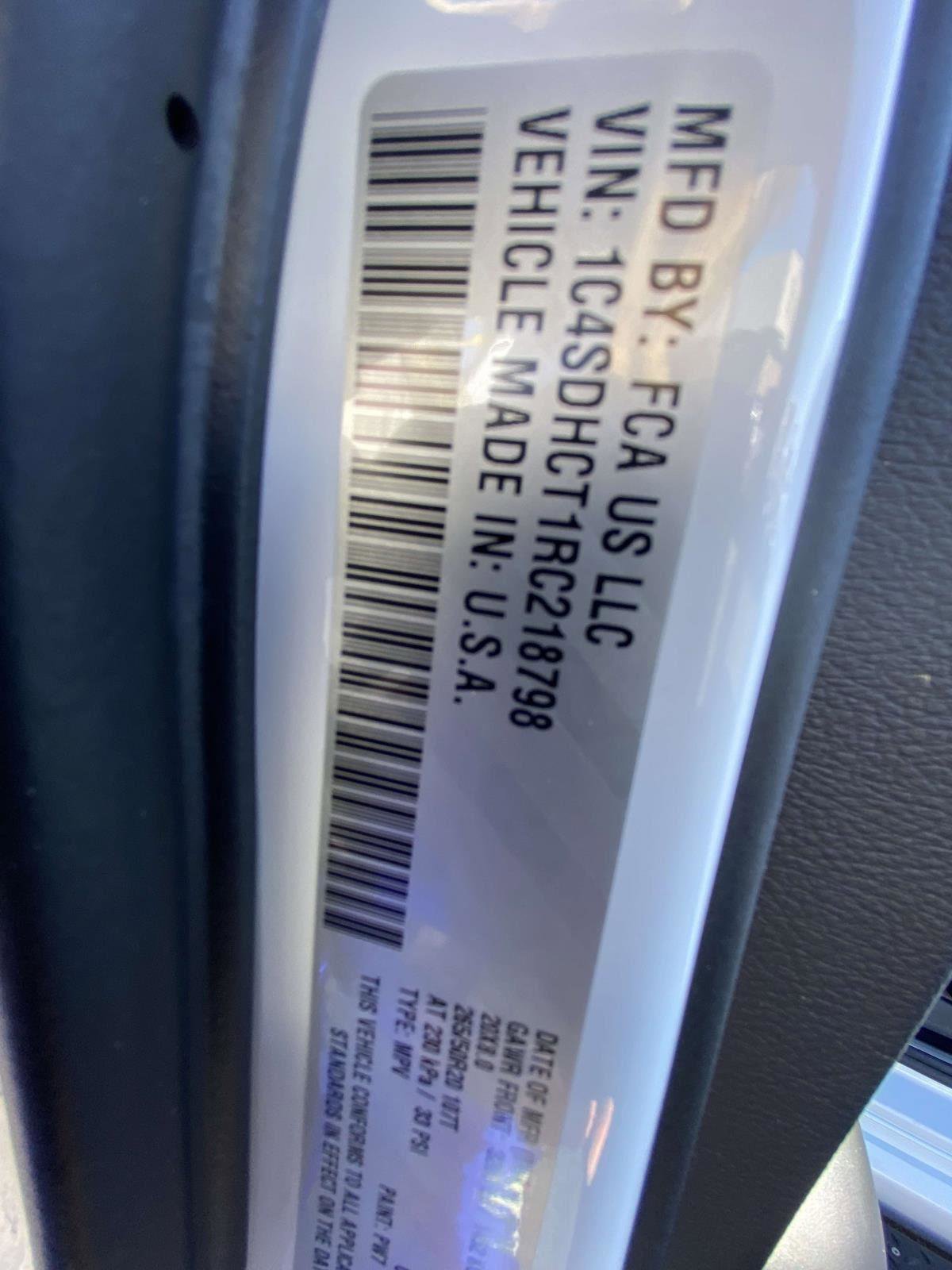 Certified 2024 Dodge Durango R/T image 10