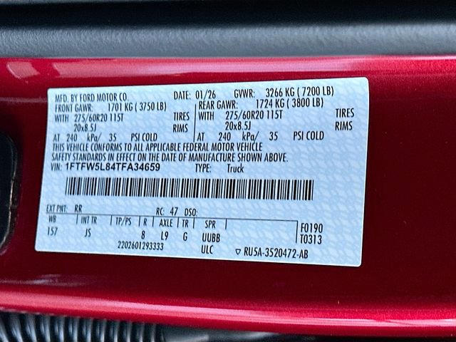 Used 2026 Ford F150 Lariat w/ Equipment Group 502A High AWD/4WD image 32