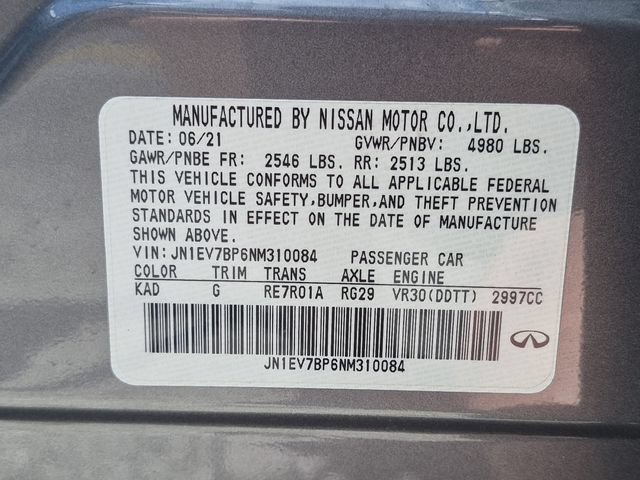 Used 2022 INFINITI Q50 Luxe w/ Cargo Package RWD image 30