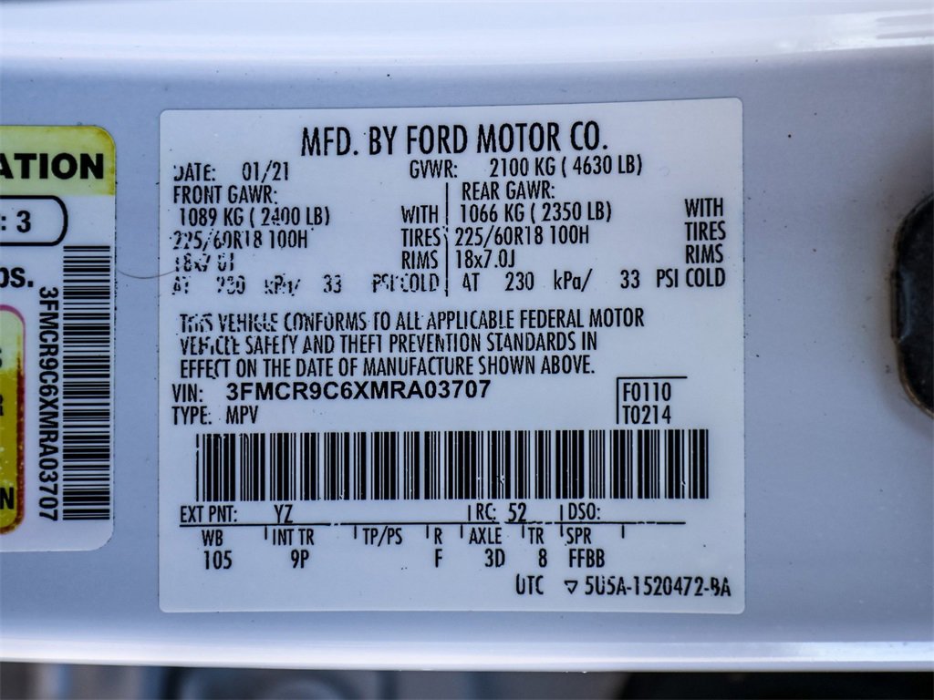 Used 2021 Ford Bronco Sport Outer Banks w/ Outer Banks Package image 39