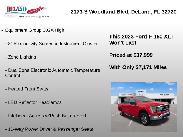 Used 2023 Ford F150 XLT w/ Equipment Group 302A High AWD/4WD image 15