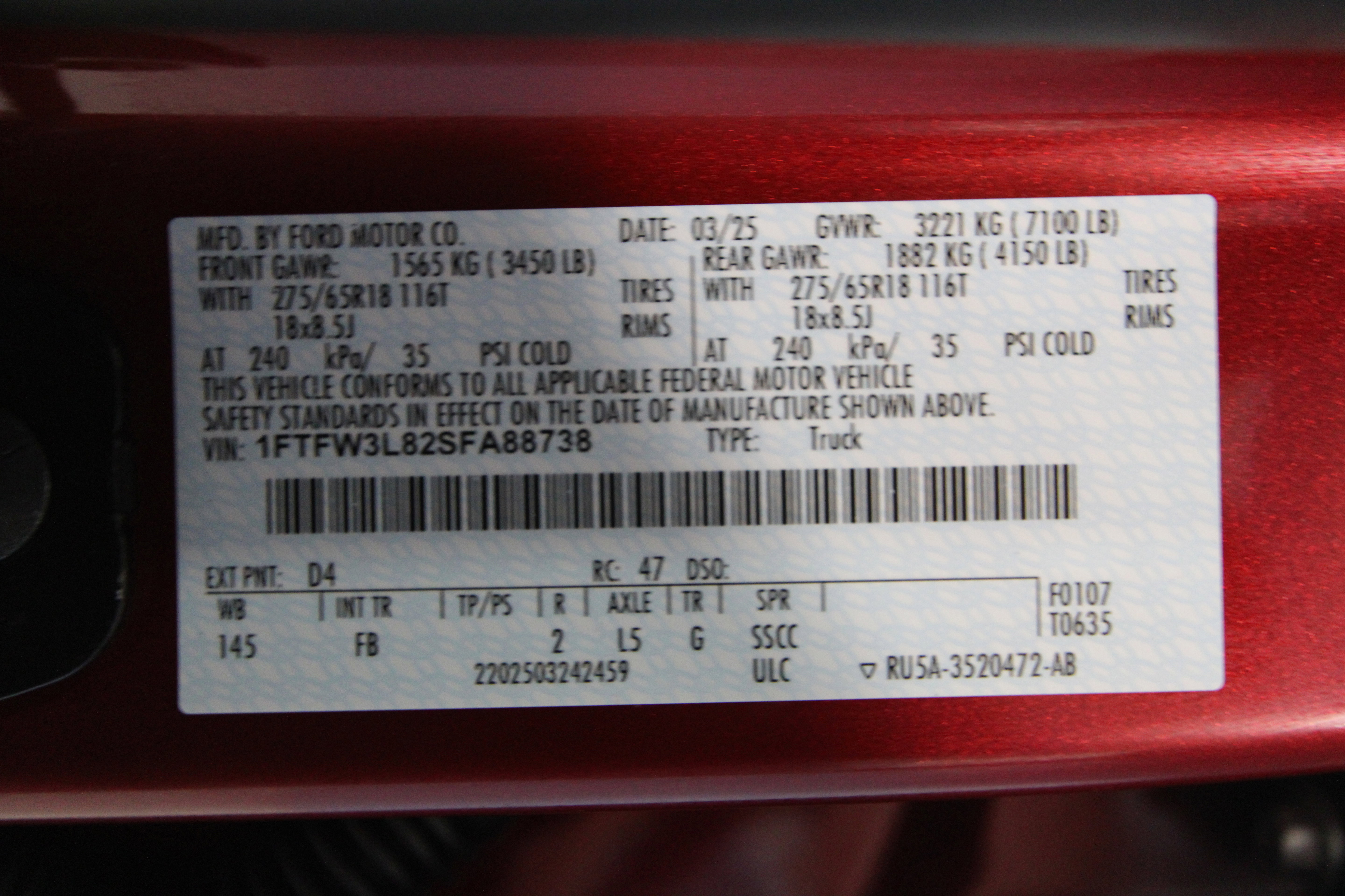 New 2025 Ford F150 XLT w/ Equipment Group 302A MID image 40