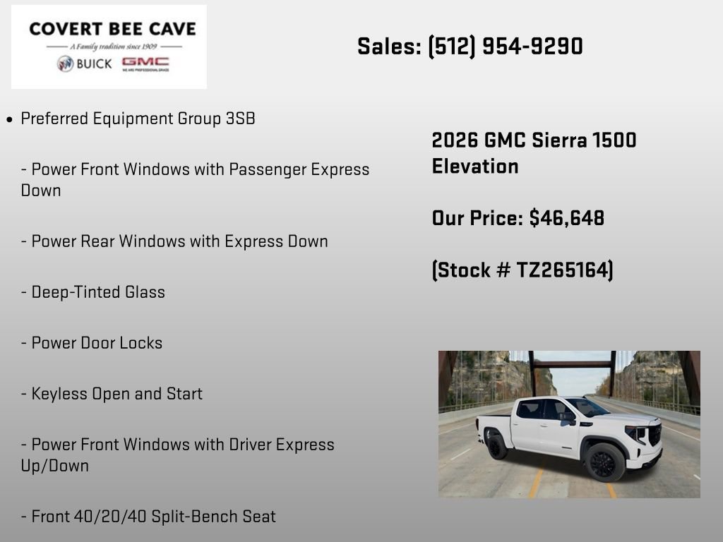 New 2026 GMC Sierra 1500 Elevation RWD image 6