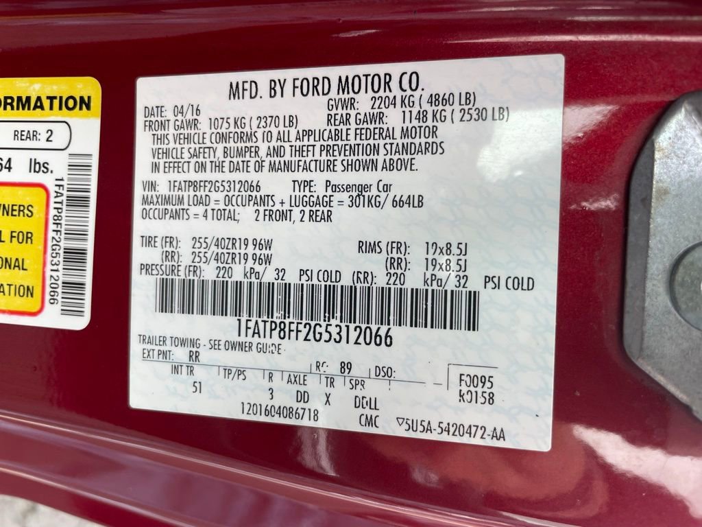 Used 2016 Ford Mustang GT Premium w/ Equipment Group 401A image 45