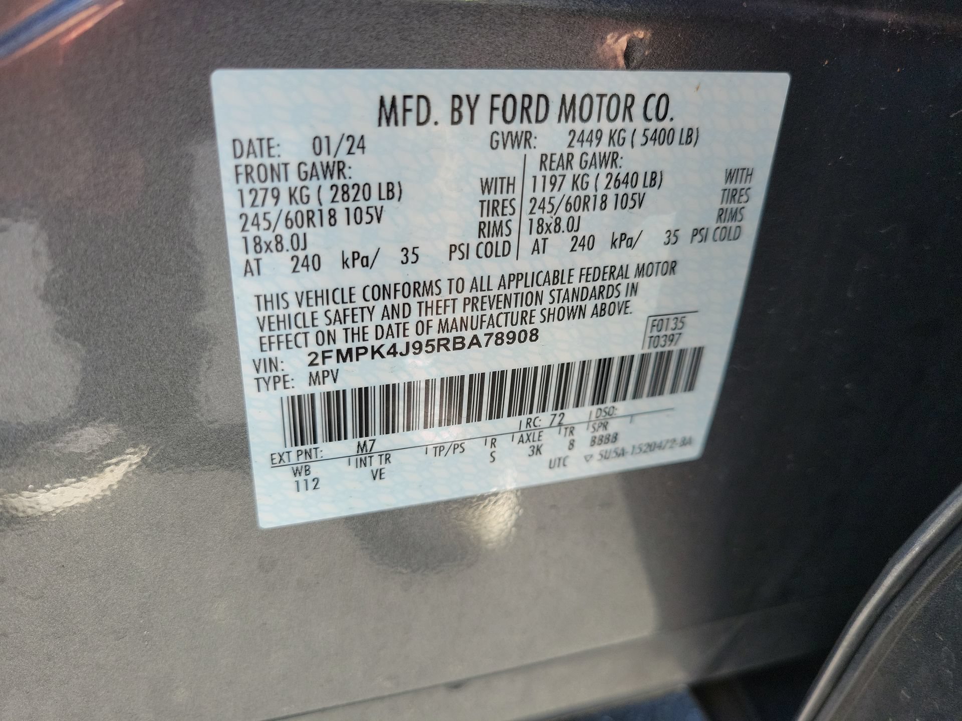 Used 2024 Ford Edge SEL AWD/4WD image 35
