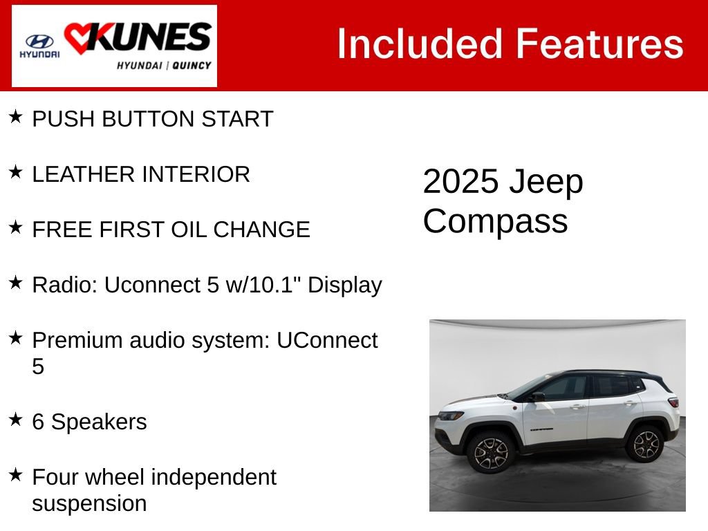 Used 2025 Jeep Compass Trailhawk AWD/4WD image 3