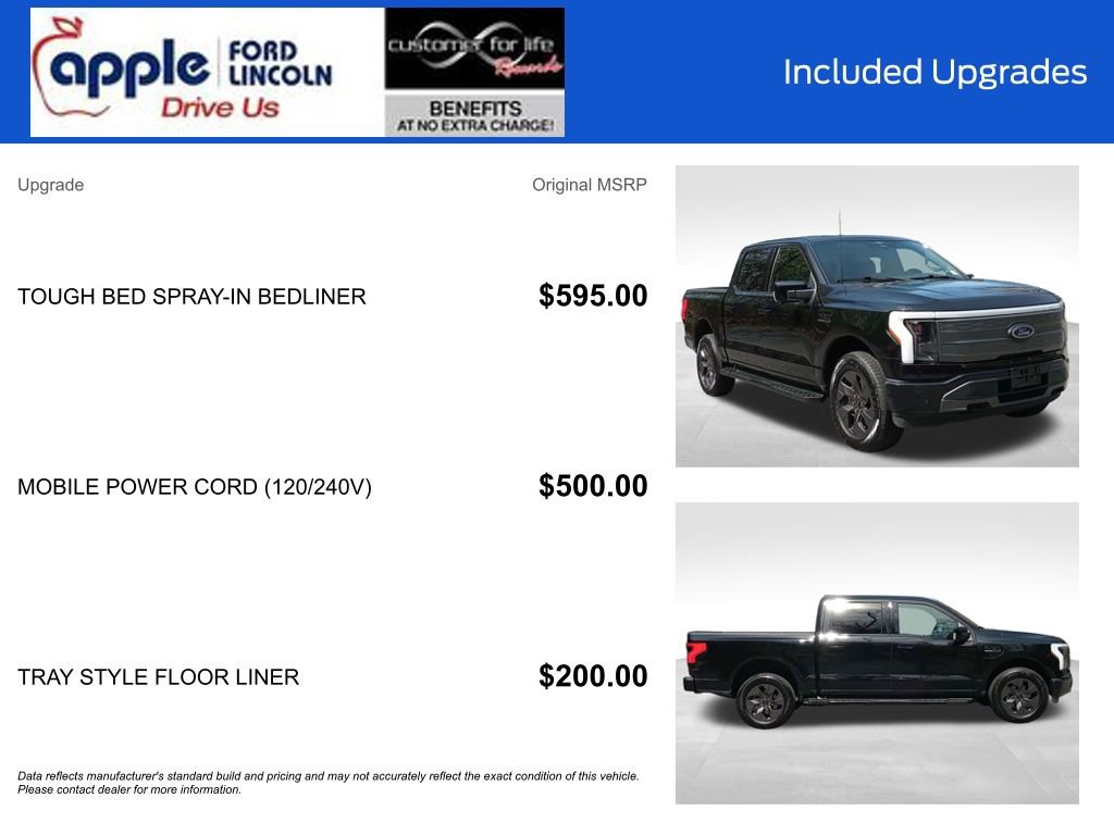 Certified 2023 Ford F150 Lightning Lariat AWD/4WD image 4