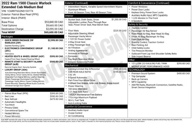 Used 2022 RAM 1500 Warlock AWD/4WD image 5
