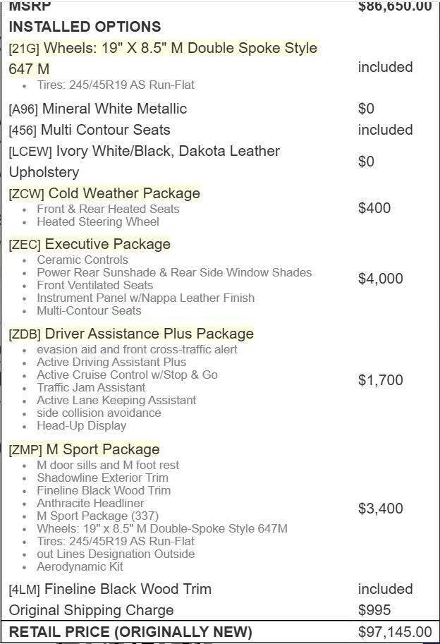 Used 2019 BMW 740i xDrive w/ Executive Package image 10