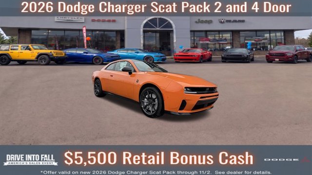 New 2026 Dodge Charger Scat Pack w/ Blacktop Package
